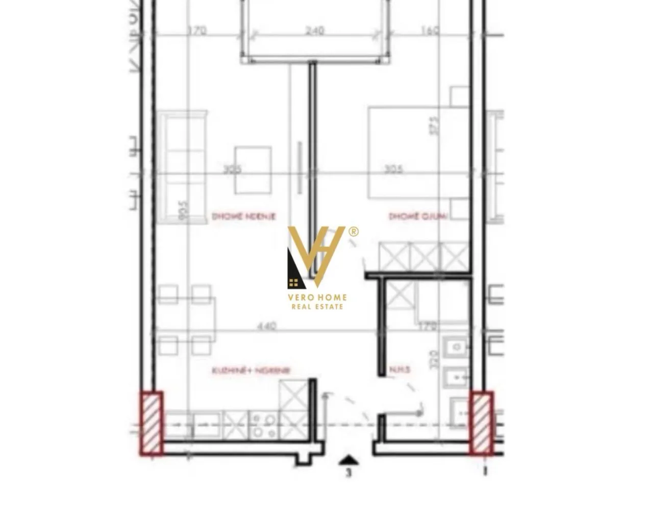 SHITET APARTAMENT 1+1+BLK NE ASTIR 86.000 EURO 2
