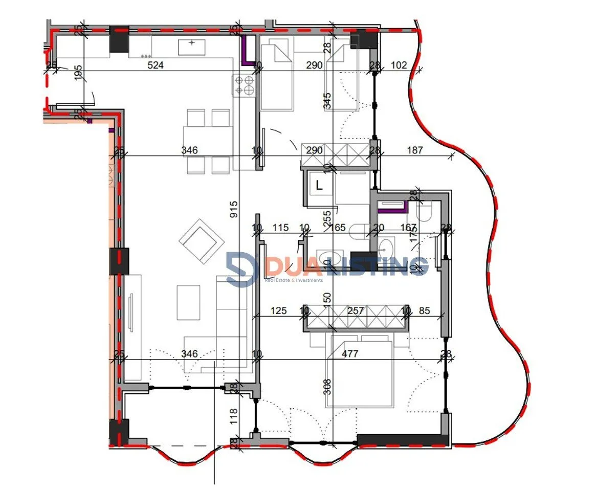 Shitet Apartament 2+1+2 – Aluna 2, Paskuqan 8