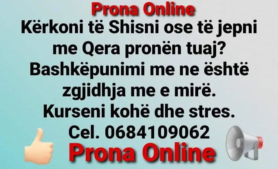 Sherbim Shitblerje, qeradhenie pronash 6