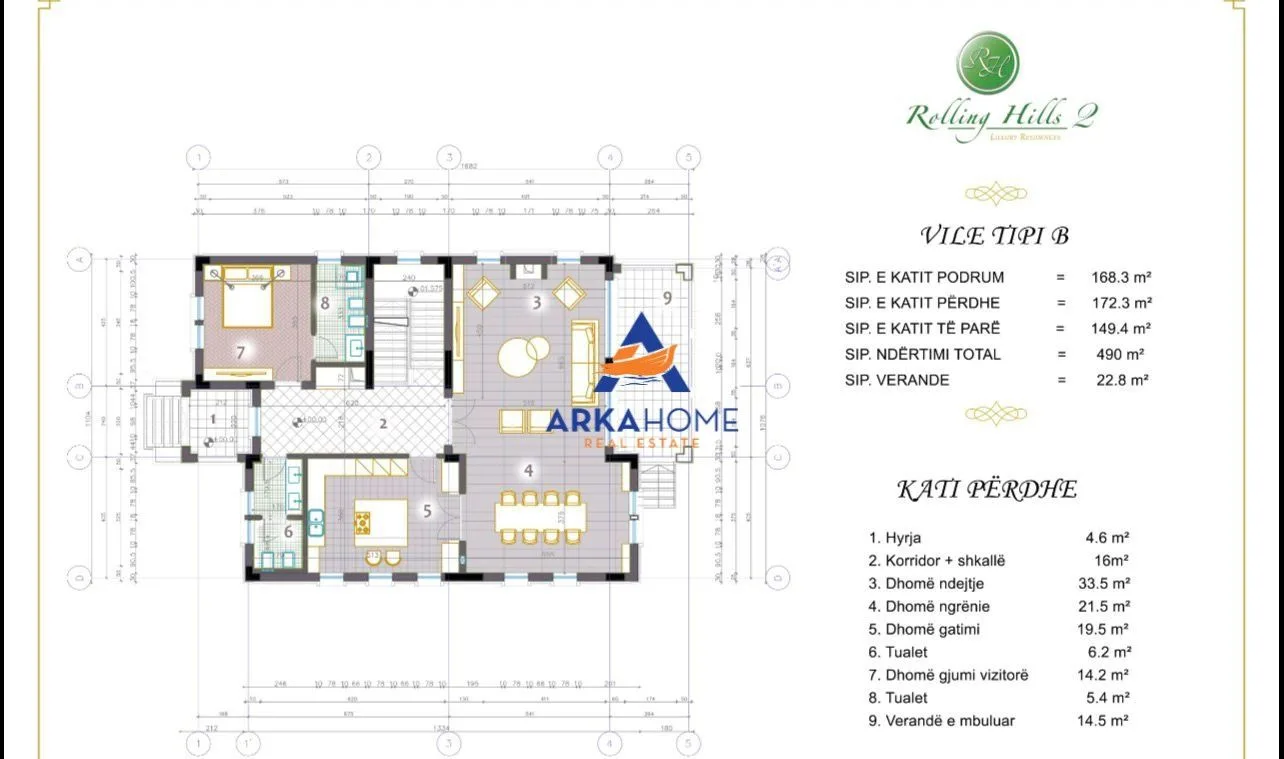 SHITET VILE 3 KATE "RROLLING HILLS 2" 1.600.000 EURO 6