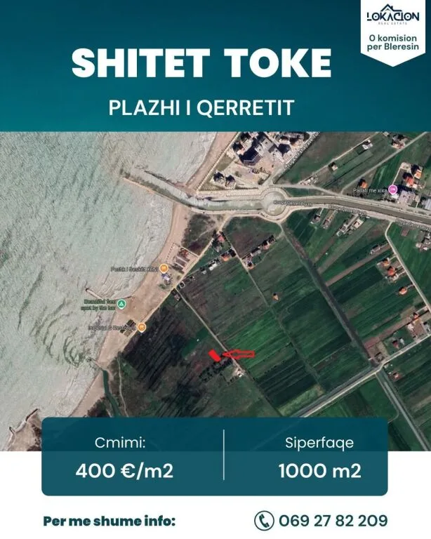 SHITET TOKE 1000 M2 - PRANE PLAZHIT QERRET 2