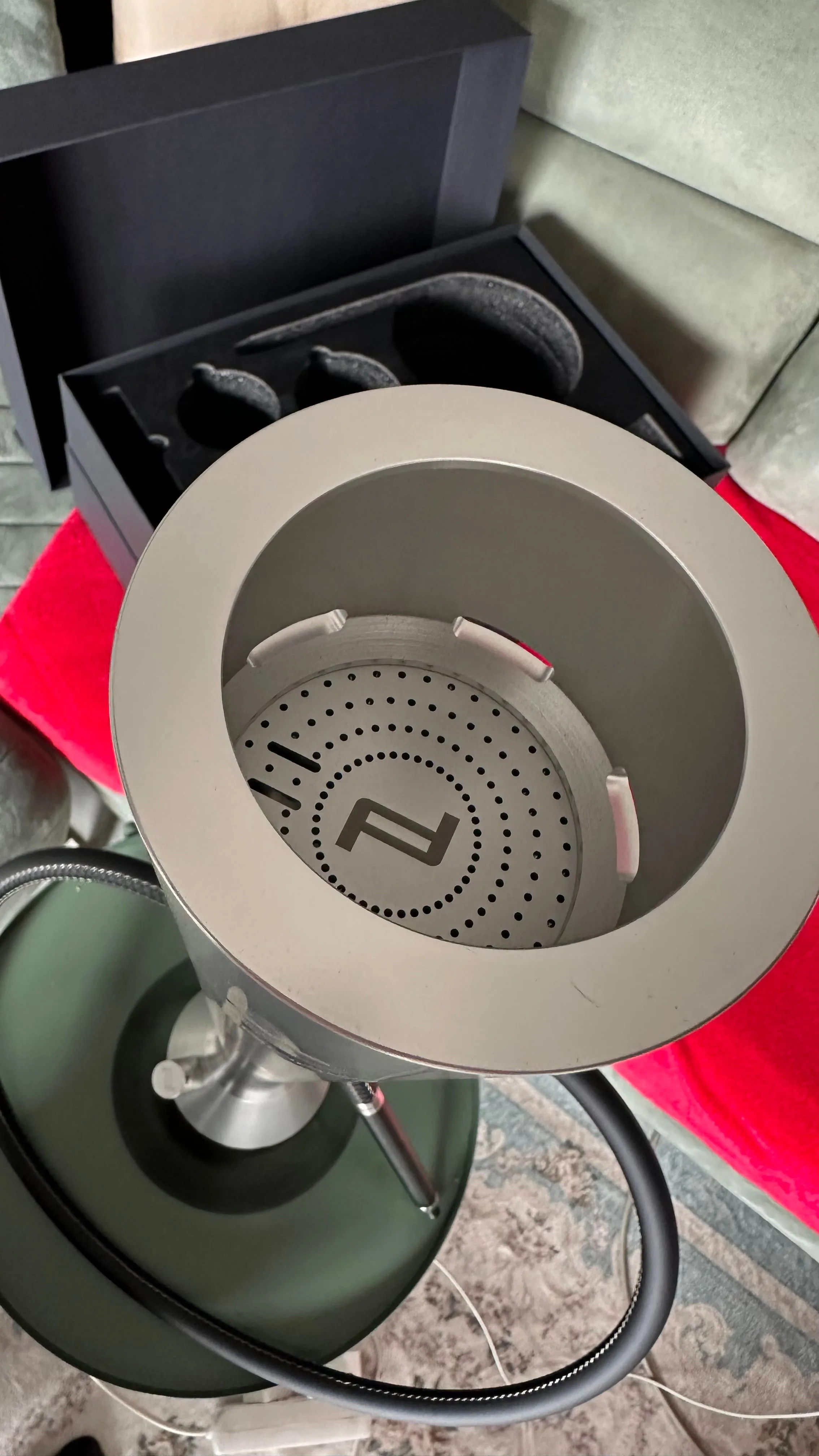 ✅SHITET PORSCHE DESIGN SHISHA HOOKAH(NARGJILE) SHUM E VECANT 9