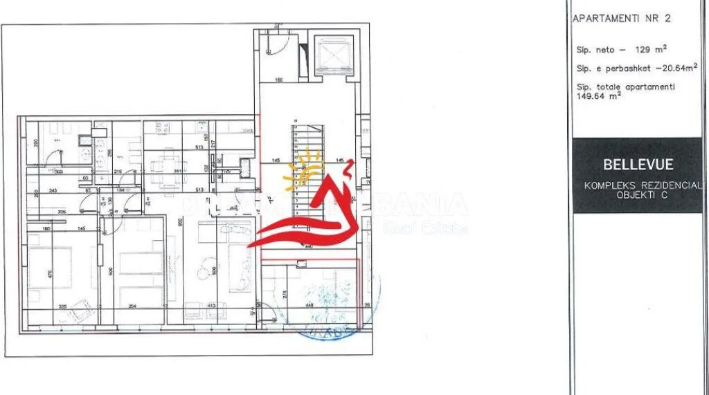 Apartament 3+1+2 Ne Shitje Te Xibraku 3