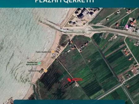 SHITET TOKE 1000 M2 - PRANE PLAZHIT QERRET