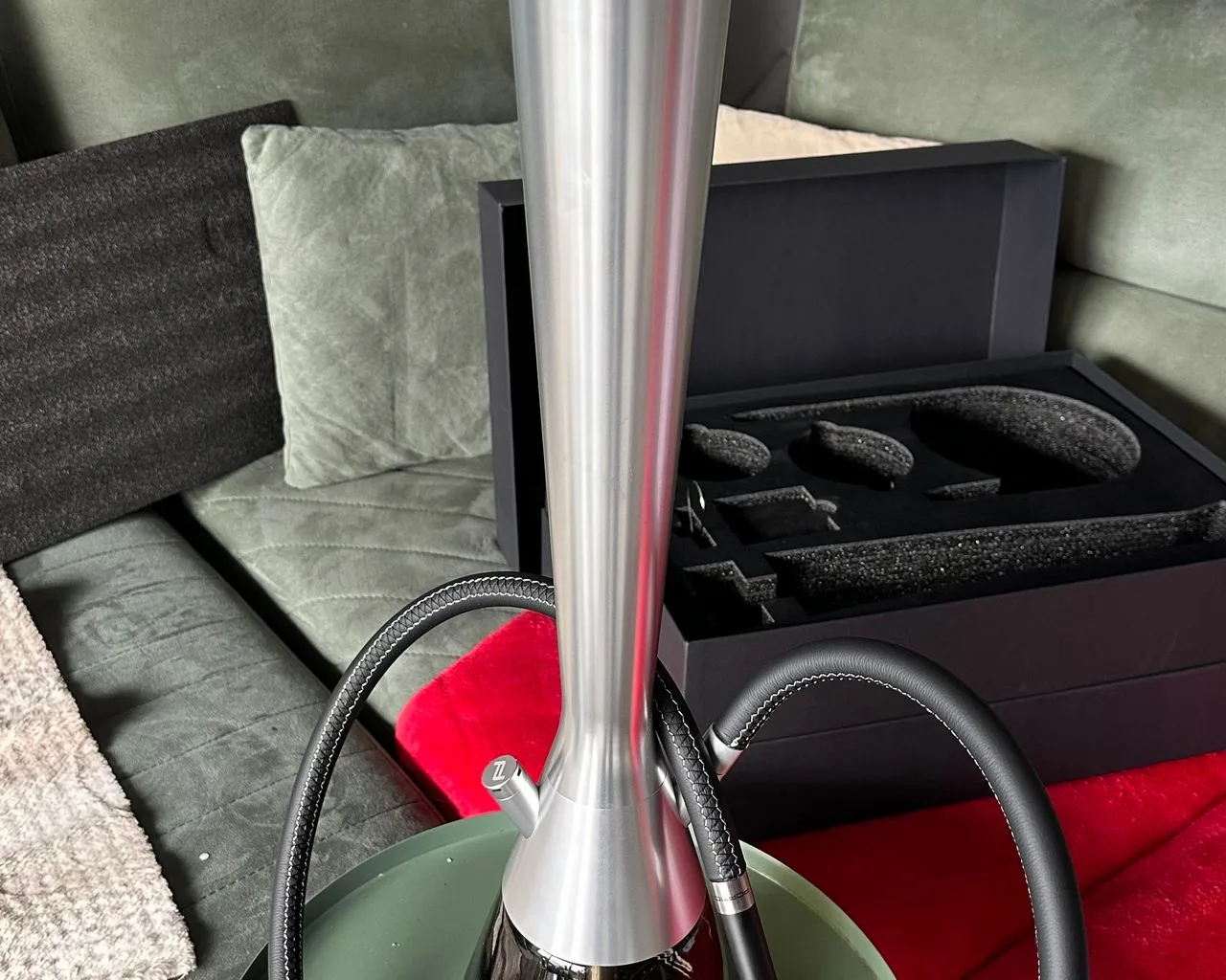 ✅SHITET PORSCHE DESIGN SHISHA HOOKAH(NARGJILE) SHUM E VECANT