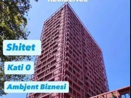 OKAZION Shitet Ambjent Biznesi 62m2 tek Tirana Garden Building nje nga Zonat me te kerkuara ne Tirane! Kati 0 250.000€