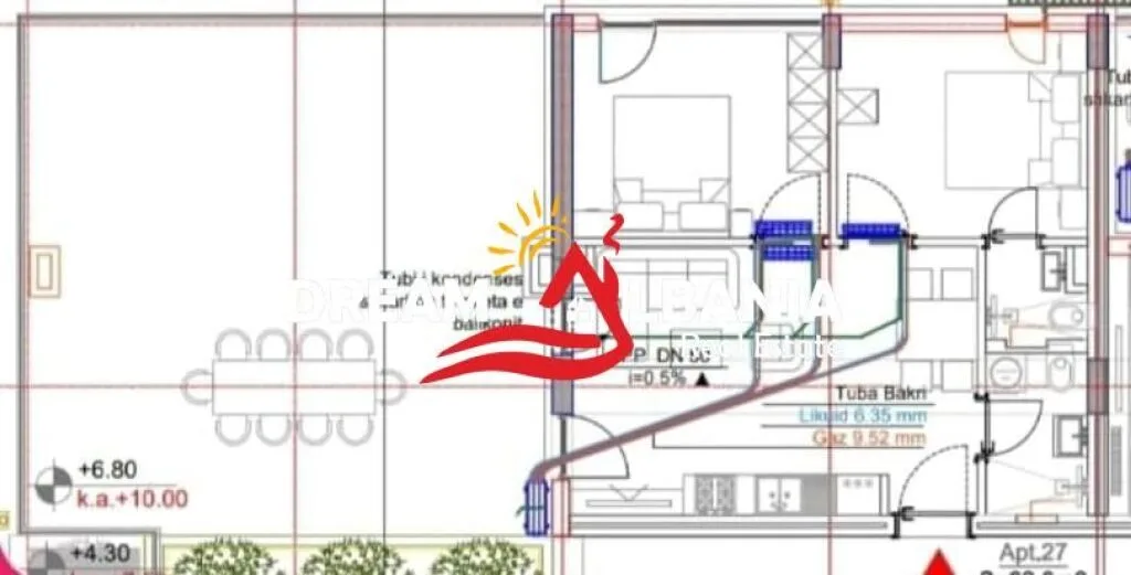 Apartament 2+1+Post Parkimi Ne Shitje Te Turquoise Marina 4