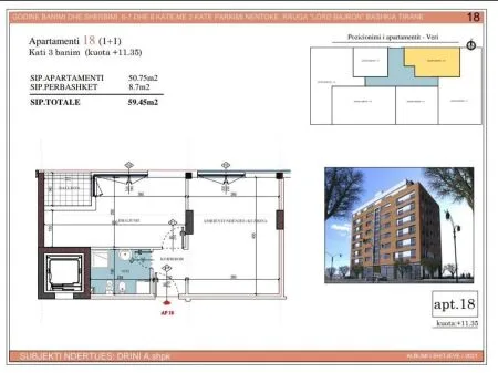 Apartament - Për Shitje - Fiori Di Bosco, Tiranë 5